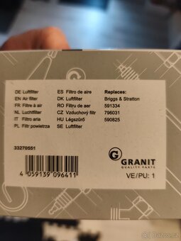 Vzduchový filtr + 2x zapalovací svíčka - 2