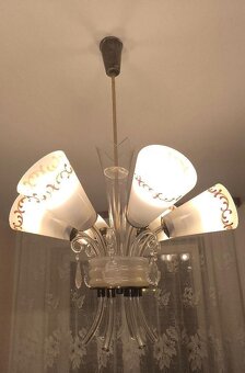 Ručně malovaný lustr, certifikace Glass Export - 2