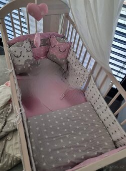 Dětská postýlka s nebesy Puppolina - 2