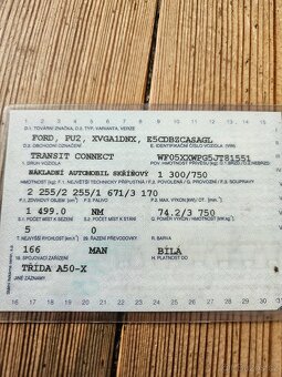 Prodám Ford transit connect combivan - 2