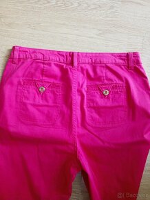 Růžové plátěné kalhoty - 2