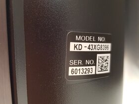 Sony Bravia 43" KD-43XG8396 DVBT2 Dualní t. 100Hz - 2