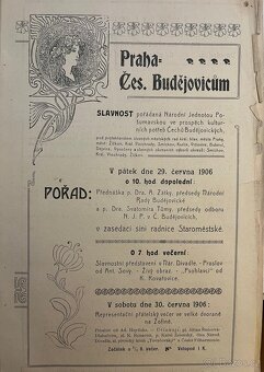 Historické tisky o Českých Budějovicích - 2