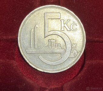 Stříbrné oběhové mince 1928 - 1932 ( 5 koruna ) - 2