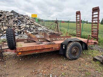 Podvalník za traktor s SPZ - 2