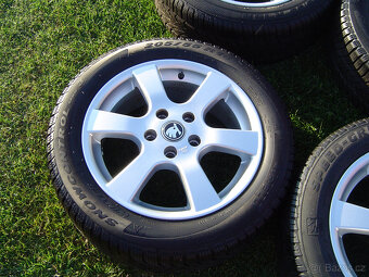 4XZIMNÍ HLINÍKOVÁ KOLA ŠKODA OCTAVIA III,II 205/55 R16 .TOP. - 2