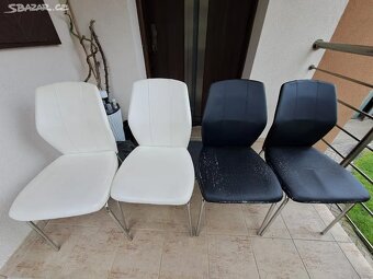 Set 4ks jídelní židle včetně potahu - 2