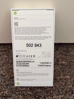 Apple iPhone 17 256gb šalvejově zelený. 2 roky CZ zaruka - 2