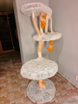 Kočičí strom škrabadlo odpočívadlo pro kočky - 2