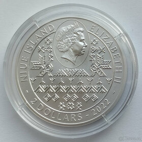 Stříbrná investiční mince Orel 2022 stand - 1 oz - 2