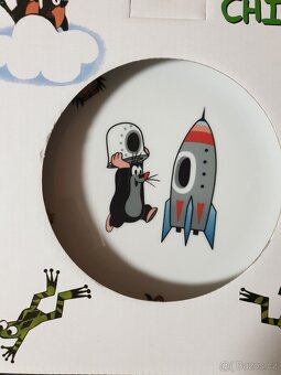 Dětská jídelní souprava - Krteček a raketa - 2