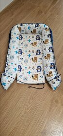 T-Tomi Hnízdečko pro miminko Velvet, blue bears - 2