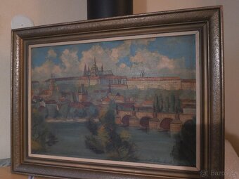 Obraz Prahy , Evžen Zábrž Zbraslavský  7.8.1906 Žďár n Sáz. - 2