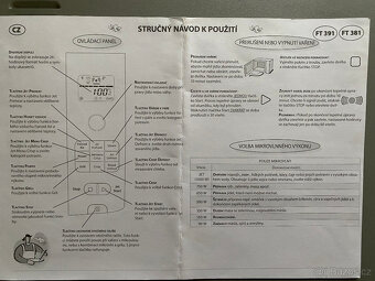 PRODÁM MIKROVLNKU WHIRLPOOL FT 381 - 2