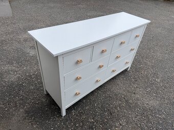 Komoda IKEA Hemnes - bílá lesklá - 2