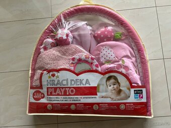Hrací deka pro miminko PlayTo pink NOVÁ - 2