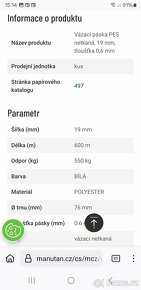 pes páska 19mm - 2