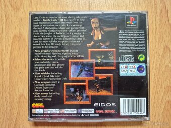 Predám hru na PS1 Tomb Raider 3 - 2