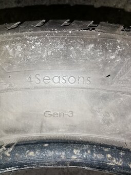 4x pneu 195/65 R15 celoroční 5-6mm zimní - 2