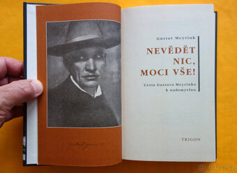 Gustav Meyrink - Nevědět nic, moci vše / NEJLEVNĚJI - 2