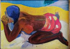 Malovaná kopie: Paul Gauguin - Otahi. - 2