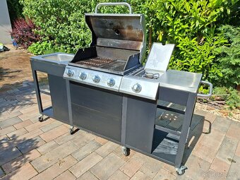Zahradni grill plynovy, varic - 2