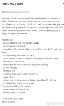 Zábrana na sporák - 2