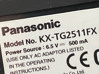 5 ks bezdrátových telefonů PASONIC KX-TG2511FX - 2