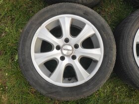 Sada kol Dezent pro BMW R16, 5x120, pěkné letní pneu - 2