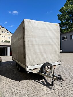 Humbaur HT 254118, plachtový přívěs, tandem, 3T - 2
