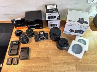 Kompletní foto set Canon M50 + objektivy Sigma a Canon + pří - 2