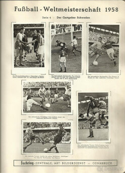 Sporty z celého světa, Mistrovství světa ve fotbale 1958, sb - 2