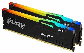 Kingston FURY 16GB KIT DDR5 6000MHz CL40 Beast Black RGB - 2