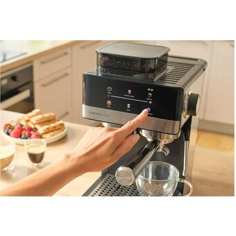 Kávovar, Pákové espresso, 20 barů, kovový mlýnek,Hot&Cold - 2