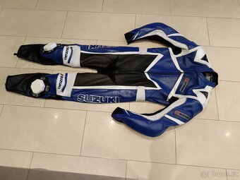 Suzuki-Pánská Dámská kožená moto kombinéza, jednodílná - 2