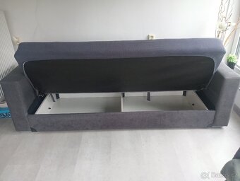 rozkládací pohovka s úložným prostorem - 2