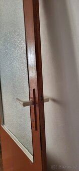 starší dřevěné dveře, šířka 80 cm - 2