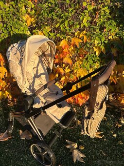 Cybex e-Priam rosegold Simply flowers beige - 2