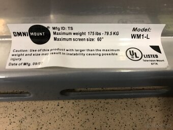 Kvalitní držák televize na zeď WM1-L pro 37"-60" - 2