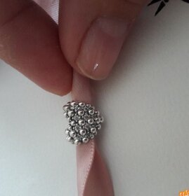 Kuličkové srdce se zirkony originál Pandora - 2