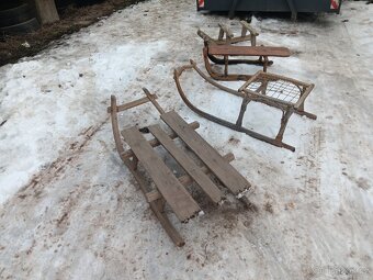 Staré sáňky, sane - 2