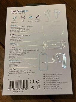 NOVÁ Sencor TWS bezdrátová sluchátka s ANC a ENC - 2