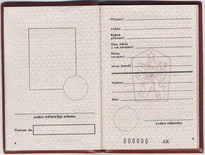 Koupím občanský průkaz, dokumenty, ČSSR - 2