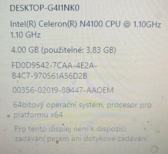 Notebook Lenovo + nabiječka - 2