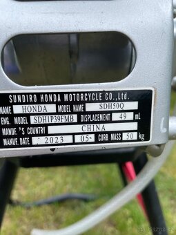 Honda Crf50f zbytek originálních dílů rok 2023 - 2