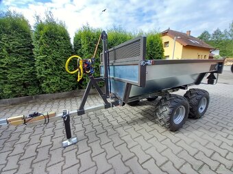 Přívěs vozík za čtyřkolku atv . Homologace spz - 2
