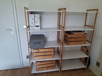 2x regál, knihovna - BROBY z jysku - 2