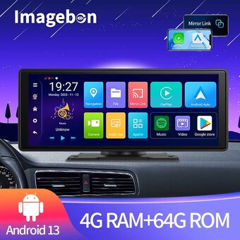 Multimediální Android 13 auto panel 10,26" - 2