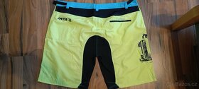 Prodám kraťasy na kolo s gelovou vložkou MTB 11 Fluo - 2