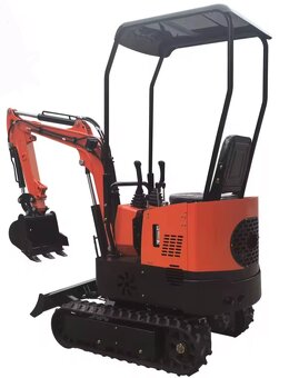 Minibagr HAIJU Naftový motor 1000kg - 2
